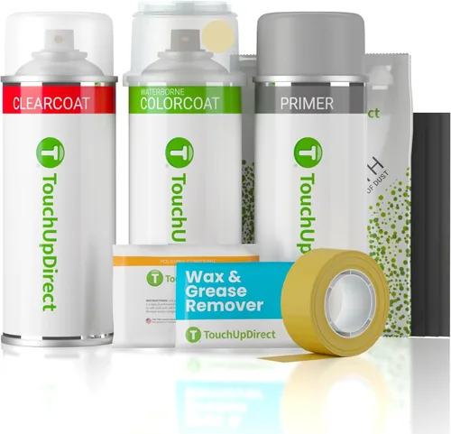 Vista 112 de TouchUpDirect 1J7 Atomic Silver Metallic Compatible con Lexus Exact Match - Aerosol de pintura de retoque - Kit esencial