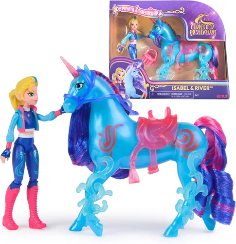 Vista 11 de Unicorn Academy, Set de Poder de Amistad de Ava y Leaf con Silla de Montar y Accesorios, Muñecas y Juguetes de Unicornio, Regalos y Pequeños