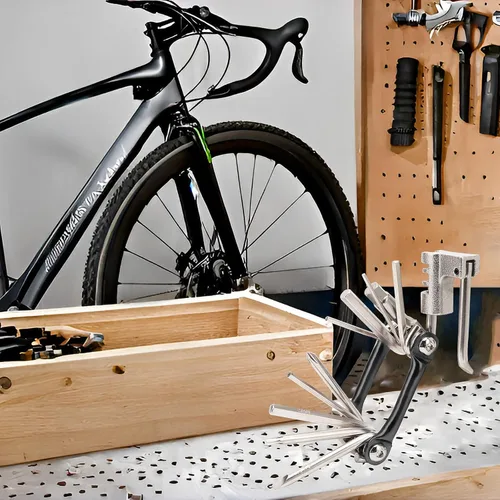 Vista 6 de Multiherramienta para Bicicletas de Carretera y Montaña - Herramienta de Cadena, Rompecadena, Multiherramienta para Bicicleta, Kit de Reparación