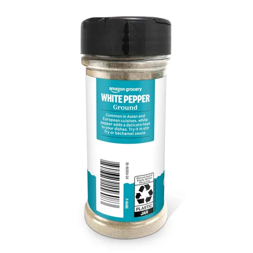 Vista 5 de Marca Tienda - Pimienta blanca Happy Belly molida, 3 onzas