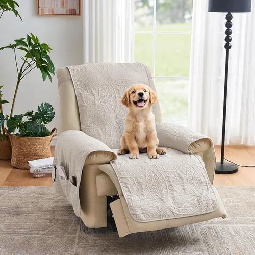 Vista 17 de Fundas acolchadas para silla reclinable, fundas reclinables repelentes al agua, funda reclinable Lazy Boy de ajuste cómodo, funda reclinable apta