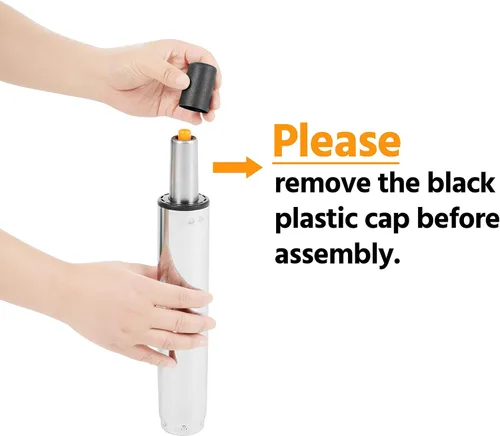 Vista 6 de Yaheetech Modern PU Leather Desk Office Chairs with Wheels/Armrests Height Adjustable Home Computer Executive Chair on Wheels 360° Swivel, Pink