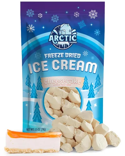 Vista 10 de Arctic Farms Trozos de Helado Liofilizado Empaquetados y en Caja - No se Derrite (1 libra, S'mores)
