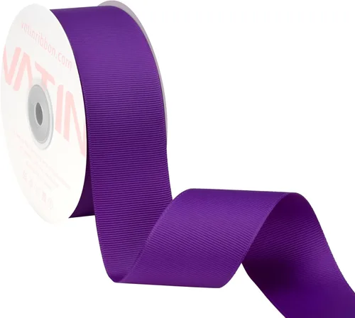 Vista 115 de VATIN Cinta de Grogrén Negra, 1-1/2" x 50 Yardas Continuas, Cinta de Grogrén de Poliéster Negra, Usar para Lazos de Bricolaje, Accesorios