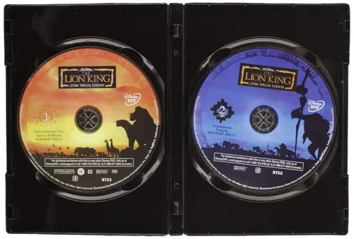 Vista 3 de El Rey León edición de platino 2003 en DVD set de 2 discos tiene una canción totalmente nueva idioma español no garantizado