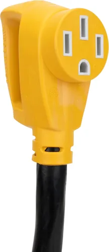 Vista 8 de Cable de alimentación eléctrica, de Camco, 55191, 25 pulgadas, de PowerGrip, con mango, 50 amperios