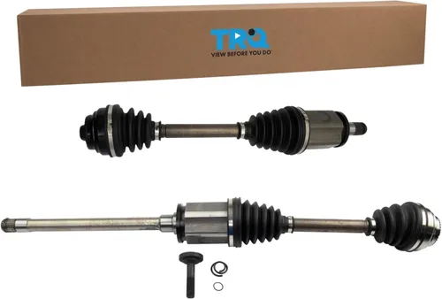 Vista 132 de TRQ Juego de conjunto de eje de transmisión CV delantero para conductor y pasajero, 2 piezas, compatible con Ford Explorer 4WD 95-01, Explorer AWD
