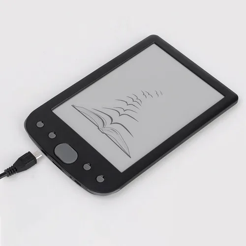 Vista 9 de Lector de libros electrónicos de 8 GB, lector de libros de pantalla eInk de 6 pulgadas, batería de 2500 mAh, lector de libros eléctrico portátil