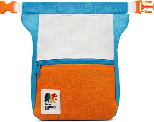 Vista 9 de Kulshan Bouldering Bucket, bolsa de tiza de gran tamaño para escalada en roca, maceta de tiza con cierre magnético enrollable, bucle de cepillo