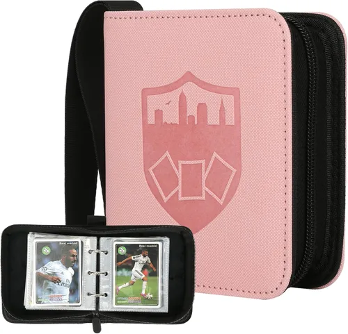 Vista 17 de GERMUN Carpeta Mini de Tarjetas de 1 Bolsillo, Carpeta de Tarjetas Coleccionables de 80 Bolsillos, Álbum Pequeño Premium de Colección de Tarjetas