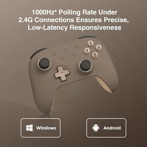 Vista 5 de 8Bitdo Ultimate 2C Wireless Controller for Windows PC and Android, with 1000Hz Polling Rate, Hall Effect Joysticks and Hall Triggers, and Remappable