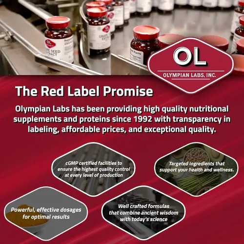 Vista 3 de Olympian Labs Suplemento DIM Performance 250mg - DIM Diindolilmetano 30 cápsulas (suministro para 30 días)