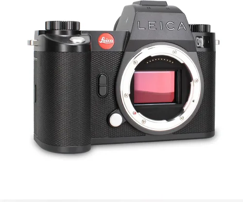 Vista 4 de Leica Cámara digital sin espejo SL3-S (LEISL3S) + micrófono inalámbrico DJI 2 2 personas + 2 tarjetas de memoria de 64 GB + luz LED + trípode +