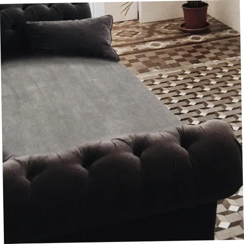 Vista 3 de Uonlytech Anti-Scratch Sofa Cover Wear-Resistant Couch Protector Mat Non-Slip Modern Minimalist Grey Sofa Pad for Four Seasons Washable and