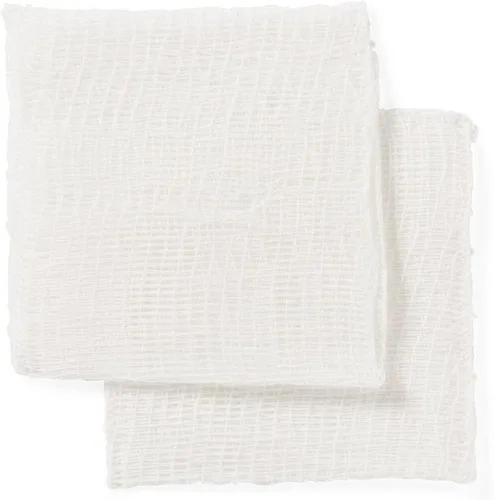 Vista 4 de Medline Esponjas de gasa tejida 100% algodón estéril, 3 x 3 pulgadas, 12 capas, ideales para vendaje de heridas y limpieza general, 2 paquetes