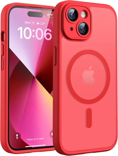 Vista 108 de TOCOL Funda magnética para iPhone 11, protección completa mejorada de la cámara, compatible con Magsafe, protección de grado militar, parachoques