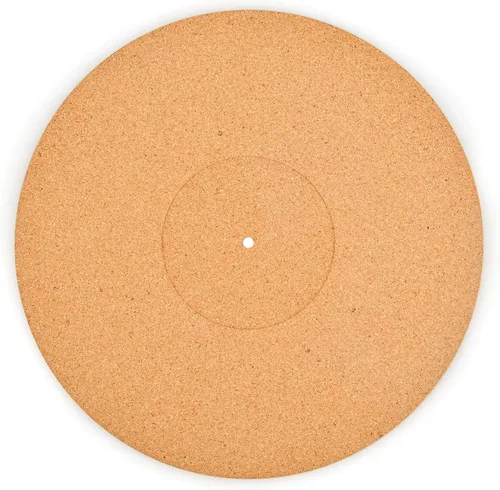 Vista 9 de PRO SPIN - Tapete giratorio de corcho para tocadiscos de vinilo LP (0.118 pulgadas) Tapete para tocadiscos con soporte de sonido acústico de alta