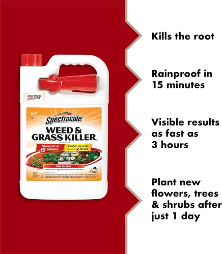 Vista 2 de Eliminador de maleza RTU Spectracide, spray de 1 galón, paquete de 1