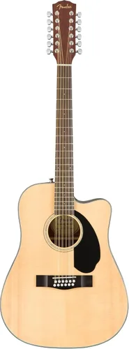 Vista 13 de Fender CC-60SCE Concert Cutaway - Guitarra acústica con 2 años de garantía, color negro