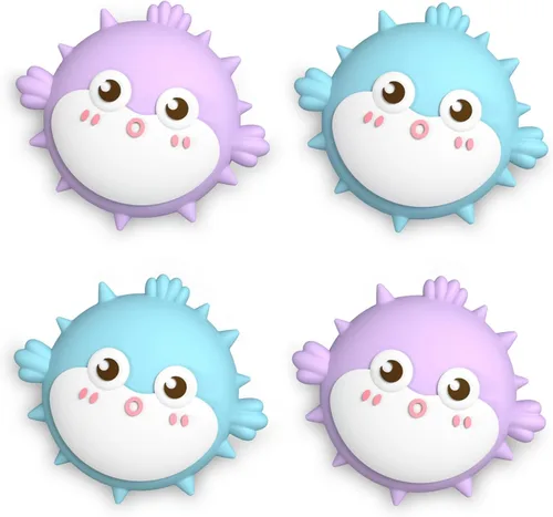 Vista 8 de PlayVital Thumbs Cushion Caps Thumb Grip Caps for Nintendo Switch, Joystick Cover for Nintendo Switch Lite, Thumbstick Grips for OLED Joycon