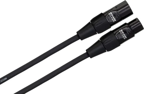 Vista 3 de Hosa HMIC-010 - Cable de micrófono Pro, REAN XLR3F a XLR3M, 10 pies