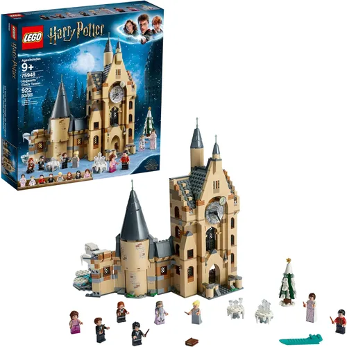 LEGO Harry Potter Hogwarts 75948 Torre de reloj de construcción y juego con minifiguras de Harry Potter, regalo popular de Harry Potter y juego con