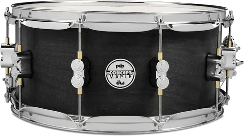 PDP By DW Tambor Snare de Arce con Acabado de Cera Negra 6.5x14