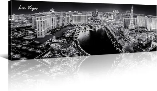 Vista 57 de Atlanta Skyline - Arte de pared para sala de estar, lienzo de paisaje urbano, decoración moderna para el hogar, imágenes panorámicas, edificio