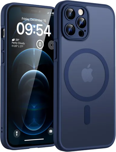 Vista 96 de TOCOL Funda magnética para iPhone 11, protección completa mejorada de la cámara, compatible con Magsafe, protección de grado militar, parachoques