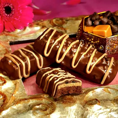 Vista 4 de Nuez moscada State Nutrition - Barras de proteínas cacao de caramelo 2