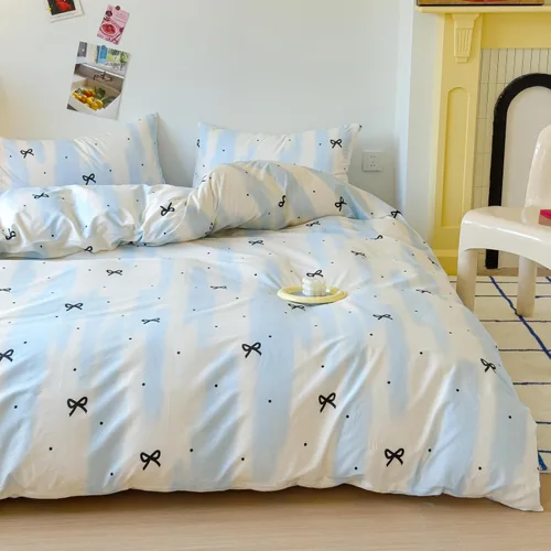 Vista 13 de LIWHENHAO Juego de funda de edredón, 100% algodón, estampado de dibujos animados para niños (zanahoria bebé, individual (68 x 86 pulgadas)