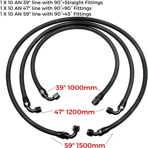 Vista 2 de Kit de línea de enfriador de transmisión para Chevy Silverado GMC Sierra 2500 HD 3500 6.6L Duramax (LB7/LLY) 2001-2005