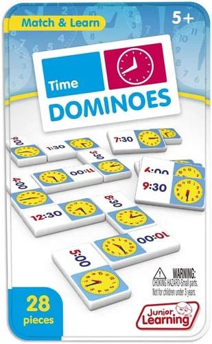 Vista 4 de Junior Learning JL486 Time Dominoes Small