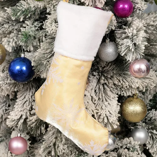 Vista 105 de Flash World Falda de árbol de Navidad grande de 36 pulgadas, cubierta suave de Navidad, decoración con cuello de copo de nieve, falda de árbol