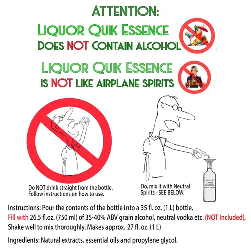 Vista 8 de Licor Crema Irlandesa Quik Essence, 0.7 fl oz