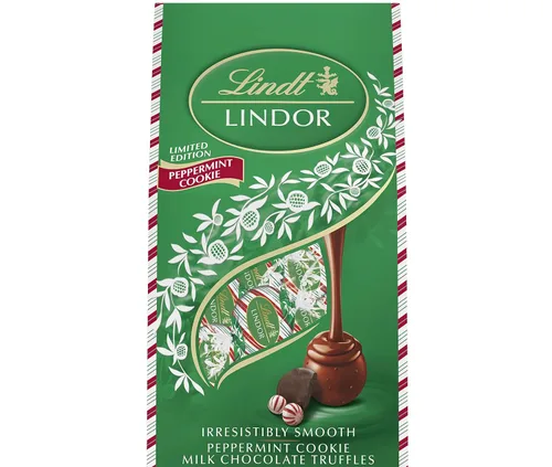 Vista 18 de Lindt Lindor - Trufas de chocolate extra oscuro 60 %, caramelo de chocolate negro con centro de trufa suave y derretida, ideal para regalar, 5.1