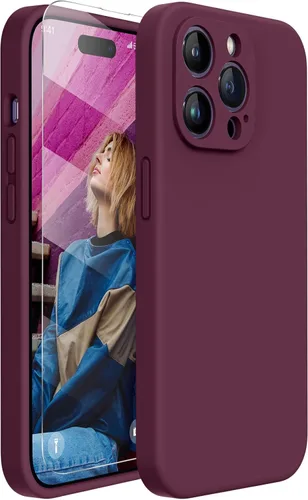 Vista 278 de Miracase Funda compatible con iPhone 12 y iPhone 12 Pro, goma de gel de silicona líquida, protección de cuerpo completo a prueba de golpes