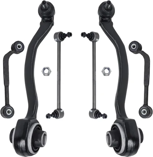 Vista 56 de Detroit Axle - Kit de brazos de control delanteros para Chevy GMC Silverado Sierra 1500 Avalanche Yukon Tahoe Escalade ESV EXT, 2 brazos de control
