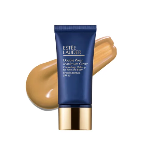 Vista 13 de Estée Lauder Double Wear 24-Hour Maximum Cover Camouflage Foundation for Face and Body SPF 15 Full Coverage Tattoo Cover Up Makeup Waterproof