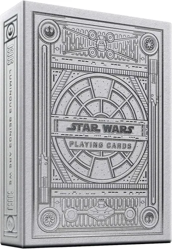 Vista 12 de theory11 Star Wars Edición Especial Plateada - Juego de Cartas Premium de Lado Oscuro Gris Temático