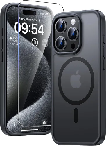 Vista 40 de TAURI Funda para iPhone 17, antiamarilleamiento con protector de pantalla, protección de grado militar, a prueba de golpes, delgada para iPhone 17