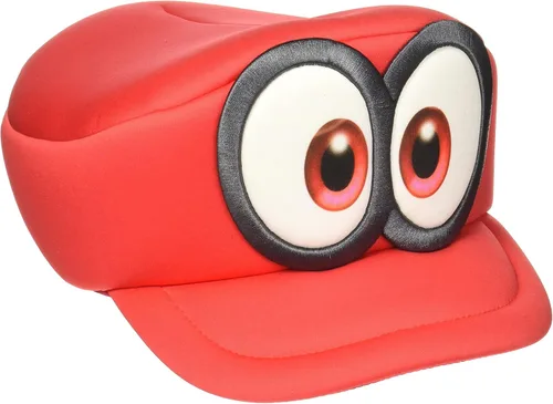 Nintendo Super Mario Odyssey - Gorro de cappy para cosplay color rojo Rojo -