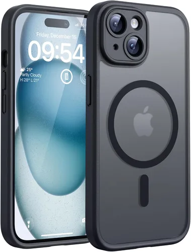 Vista 198 de TOCOL Funda magnética para iPhone 11, protección completa mejorada de la cámara, compatible con Magsafe, protección de grado militar, parachoques