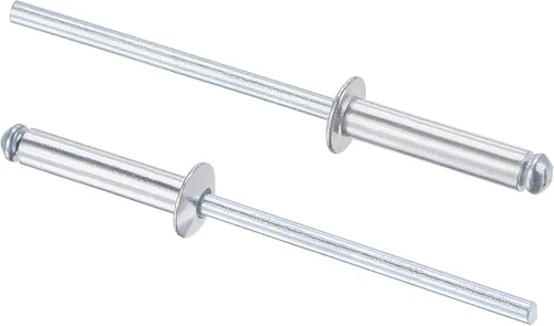 Vista 16 de uxcell Remaches ciegos, remaches de aluminio para tirar de remaches de decoración de núcleo de 0.197 in de diámetro de 1.181 in de longitud