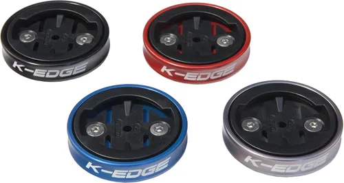Vista 2 de K-Edge Gravity Top Cap Soporte para computadora de bicicleta Garmin Negro