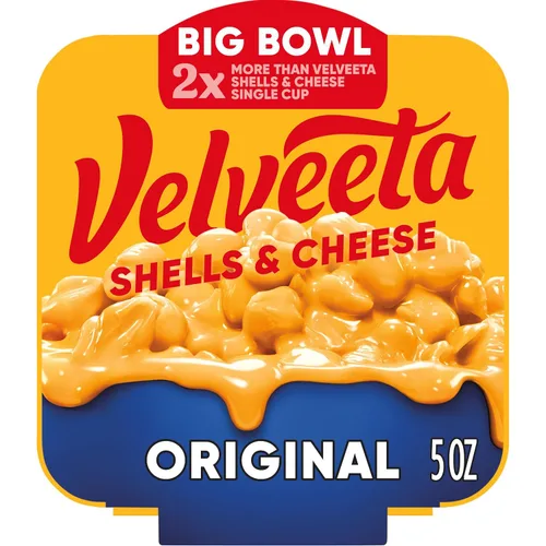 Vista 21 de Velveeta Shells & Cheese - Velveta Caracoles y Queso - Pasta de caracoles con salsa de queso y 2% de leche y queso (caja de 12 oz)