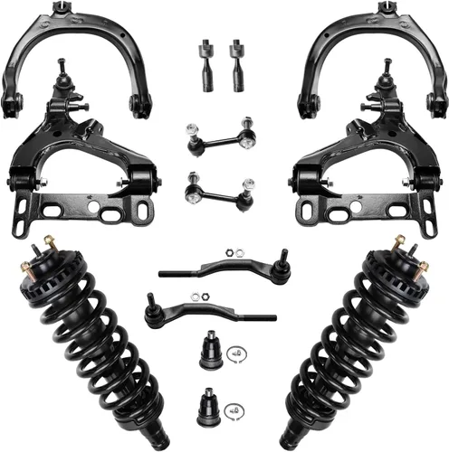 Vista 15 de Detroit Axle - Kit de suspensión frontal de 14 piezas para Honda Accord 08-12 2008 2009 2010 2011 2012, 4 brazos de control con rótulas + 4 barras
