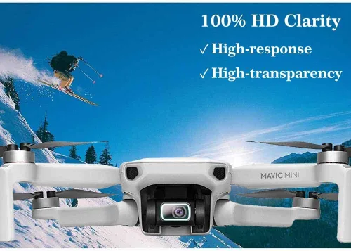 Vista 5 de Protector de pantalla de lente para DJI Mini 4K / 2 SE/DJI Mavic Mini 2 / DJI Mini/DJI Mini SE - Drone [3 unidades] 0.012 in 9H dureza vidrio