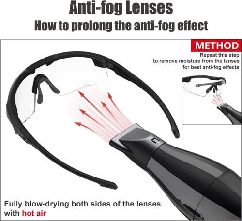 Vista 8 de HTS HUNTERSKY Gafas de tiro tácticas balísticas ANSI Z87+UV400 gafas protectoras