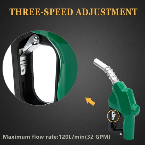 Vista 5 de Boquilla de combustible de 1 pulgada NPT, boquilla de combustible de apagado automático de 1-3/16 pulgadas (OD=30mm) Boquilla de combustible